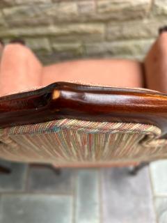  Grosfeld House Magnificent Pair Grosfeld House Leaf Back Lounge Chairs Hollywood Regency - 4429256