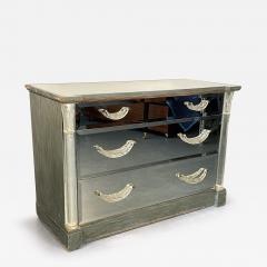  Grosfeld House Mid Century Modern Mirrored Grosfeld House Cabinet Commode Glassics 1930s - 3280083