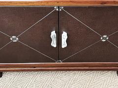  Grosfeld House Pair of Art Deco 1940s Grasfeld House mahogany low cabinets - 2810951