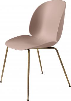  Gubi GamFratesi Beetle Dining Chair with Antique Brass Conic Base - 1752817