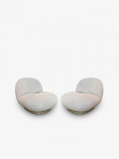  Gubi PAIR OF PIERRE PAULIN PACHA LOUNGE CHAIR STATIONARY BASE - 3145314