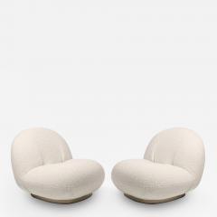  Gubi PAIR OF PIERRE PAULIN PACHA LOUNGE CHAIR STATIONARY BASE - 3149960
