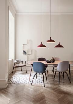 Gubi Paavo Tynell 1965 Pendant Lamp in Red - 947319