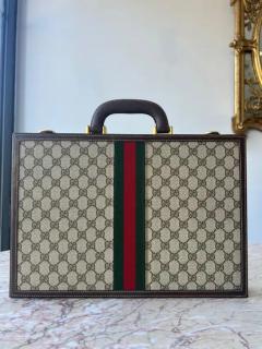  Gucci A 1970s Gucci GG Motif Complete Backgammon Set Mint Condition  - 3914947