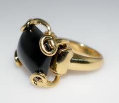  Gucci Gucci 18K Onyx Ring - 339610