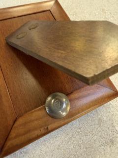  Gucci Gucci Green Enamel and Silver Plated Picture Frame Italy 1970s - 4528000