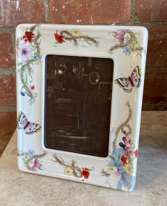  Gucci Gucci ceramic frame painted with floral designs Signed - 1836330