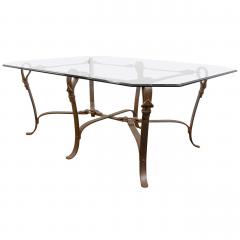  Gucci Stunning Modernist Gucci Influenced Equestrian Hand Forged Iron Table - 512912