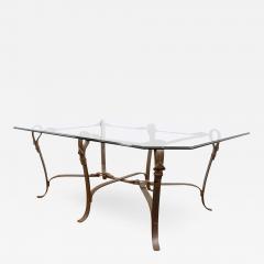  Gucci Stunning Modernist Gucci Influenced Equestrian Hand Forged Iron Table - 513698