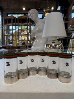  Gucci Vintage Gucci Barware Set Pitcher Carafe High Ball Glasses - 4599371
