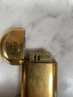  Gucci Vintage Gucci Gold Lighter 1970s - 2081874