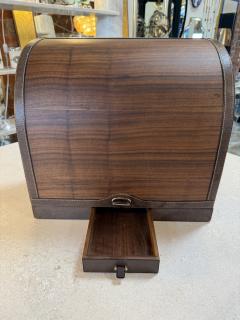  Gucci Vintage Gucci Leather and Wood Bar Box Bottle Case - 4512522