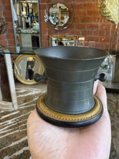  Gucci Vintage Gucci Pewter Desk Pen Holder with Leather Base - 4695439