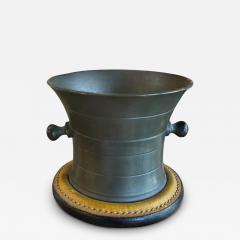  Gucci Vintage Gucci Pewter Desk Pen Holder with Leather Base - 4697942