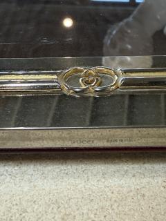  Gucci Vintage Gucci Silver Gold Tone Picture Frame 5x7 - 4614600