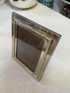  Gucci Vintage Gucci Silver Gold Tone Picture Frame 5x7 - 4614601