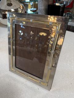  Gucci Vintage Gucci Silver Gold Tone Picture Frame 5x7 - 4614603
