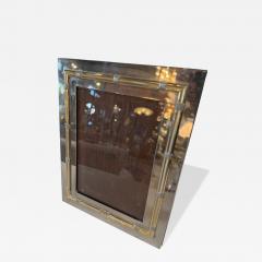  Gucci Vintage Gucci Silver Gold Tone Picture Frame 5x7 - 4614711