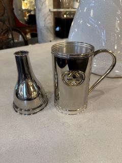  Gucci Vintage Gucci Silver Plated Wine Bottle Holder - 4527005