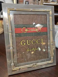  Gucci Vintage Gucci Silver and Gold Photo Frame 1970s - 1553597