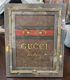  Gucci Vintage Gucci Silver and Gold Photo Frame 1970s - 1553598