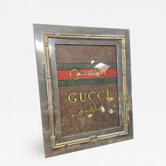 Gucci Vintage Gucci Silver and Gold Photo Frame 1970s - 1554697