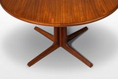  Gudme Mobelfabrik Danish Modern Dining Table in Teak w Pedestal Base by Gudme Mobelfabrik - 2916449