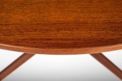  Gudme Mobelfabrik Danish Modern Dining Table in Teak w Pedestal Base by Gudme Mobelfabrik - 2916470