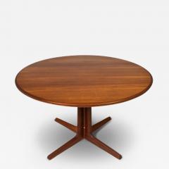  Gudme Mobelfabrik Danish Modern Dining Table in Teak w Pedestal Base by Gudme Mobelfabrik - 2920604