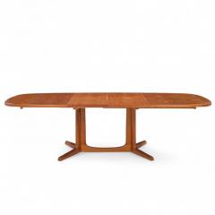  Gudme Mobelfabrik Gudme M belfabrik Mid Century Danish Teak Expanding Dining Table with 2 Leaves - 4341241