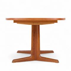  Gudme Mobelfabrik Gudme M belfabrik Mid Century Danish Teak Expanding Dining Table with 2 Leaves - 4341242