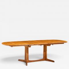  Gudme Mobelfabrik Gudme M belfabrik Mid Century Teak Expanding Dining Table with 2 Leaves - 4574116