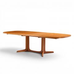  Gudme Mobelfabrik Gudme M belfabrik Mid Century Teak Expanding Dining Table with 2 Leaves - 4634958