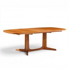  Gudme Mobelfabrik Gudme M belfabrik Mid Century Teak Expanding Dining Table with 2 Leaves - 4634964