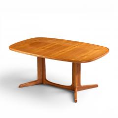  Gudme Mobelfabrik Gudme M belfabrik Mid Century Teak Expanding Dining Table with 2 Leaves - 4634966