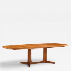  Gudme Mobelfabrik Gudme M belfabrik Mid Century Teak Expanding Dining Table with 2 Leaves - 4634999