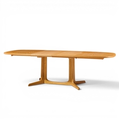  Gudme Mobelfabrik Gudme Mobelfabrik Mid Century Danish Teak Expanding Dining Table with 2 Leaves - 4704864
