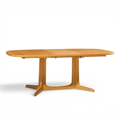  Gudme Mobelfabrik Gudme Mobelfabrik Mid Century Danish Teak Expanding Dining Table with 2 Leaves - 4704872