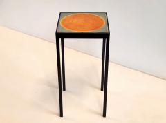  Gueridon Baby Side Table with Orange Dot Roger Capron Tile - 3029419