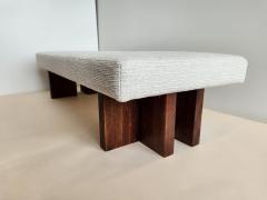  Gueridon Custom made Gueridon Bench COM Upholstery Choice of Wood Stain Made in USA  - 3362161