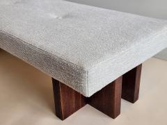  Gueridon Custom made Gueridon Bench COM Upholstery Choice of Wood Stain Made in USA  - 3362162