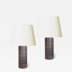  Guldkroken HJO Pair of Faux Bois Table Lamps by Guldkroken - 3002217