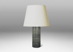  Guldkroken HJO Pair of Striae Glazed Table Lamps by Guldkroken HJO - 3707750