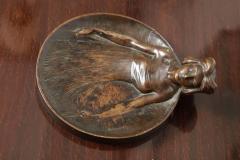  Gustav Gurschner Gustav Gurschner Bronze Figural Tray made in Austria - 463418