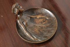  Gustav Gurschner Gustav Gurschner Bronze Figural Tray made in Austria - 463420