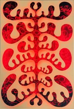  Gustavo Oviedo Mixed Media Abstract Painting by Artist Gustavo Oviedo Sciatica  - 3609256