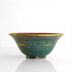  Gustavsberg JOSEF EKBERG GREEN AND RED BOWL GUSTAVSBERG SWEDEN 1927 - 2756251