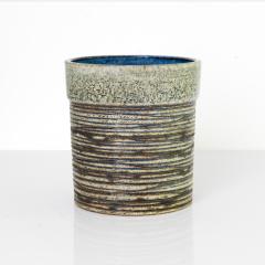  Gustavsberg Studio BRITT LOUISE SUNDELL LARGE CYLINDER VASES A B  - 4493332