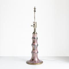  Gustavsberg Studio Josef Ekberg Art Deco ceramic lamp in pink blue gold Gustavsberg Sweden 1926 - 4556653