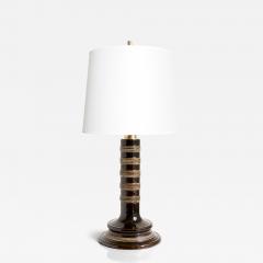  Gustavsberg Studio SYLVIA LEUCHOVIUS CERAMIC LAMP FOR GUSTAVSBERG SWEDEN 1960S - 4131673